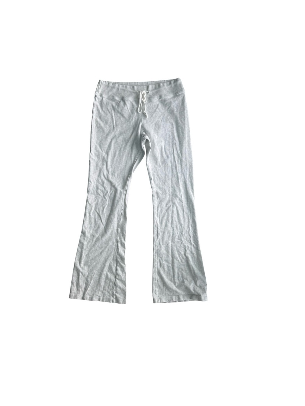 Brandy Melville Light Gray Flare Drawstring Sweatpants Size Medium